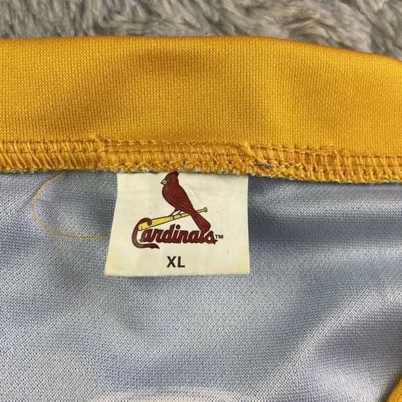 St Louis Cardinals Jersey Mens Extra Large Blue Yellow Red White 2017 SGA Fox - Picture 4 of 10